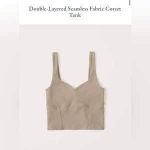 New - maybe worn once - medium Abercrombie corset tank